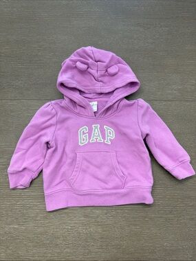 GAP Toddler Hooded Pullover in Lavender